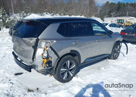 2022 Nissan Rogue Platinum Intelligent Awd from USA, damaged, VIN JN8BT3DD2NW271052